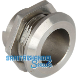 Blechmontagezylinder Geh�use ohne Einsatz, 28 x 22 mm, Edelstahl