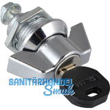 Knebel-Vorreiber gleichsperrend Sperre EK 444, Zinkdruckguss verchromt