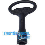 Dreikant-Steckschl�ssel 8 mm, Zinkdruckguss schwarz