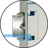 WG Einstemmschloss 440 RK, WC, links, DM 50, Stahl verzinkt silberf�rbig