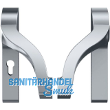 ECO Stangengriff EPN 900 IV PZ 92, 30� Drehwinkel, Alu silber beschichtet