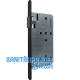 KFV Magnetfallenschloss 116 1/2, BB 72mm, Stulp rund,Edelstahl schwarz lackiert