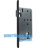 KFV Magnetfallenschloss 116 1/2, PZW 72mm, Stulp rund,Edelstahl schwarz lackiert