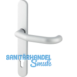 BKS Dr�ckerlochteil gekr�pft - auf Schild PZ 92,f�r au�en,silber eloxiert