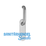 BKS Kurzschildhalbgarnitur mit Blindschild f�r Standfl�gel,H+S BKS7090,Edelstahl