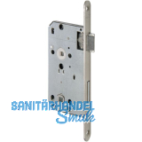 BMH Einstemmschloss WC, rechts, Dorn 55, Entf. 78 mm, Stahl silber lackiert