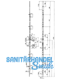WG Mehrfachverriegelungsschloss MVS 905S /70 rechts