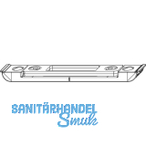 Fallenschlie�teil f�r MF, Falzluft 4 mm, Stahl verzinkt silberf�rbig B 16