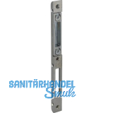 KFV Schlie�blech einfr�sbar Falle u. Riegel, Stulp 20 mm, verzinkt silberf�rbig