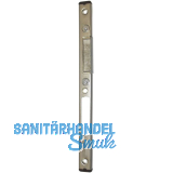 KFV Schlie�blech Falle/Riegel verstell. m. AT-St�ck, links,verzinkt silberf�rbig