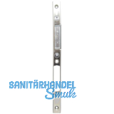 KFV Schlie�blech Falle/Riegel verstell. Stulp 16mm, links,verzinkt silberf�rbig