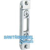 KFV Schlie�teil f.Bolzenverrieg. zu AS2300 Falz 4mm,Stulp 16mm,verzinkt silber