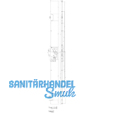 GU MFV-Schloss Secury MR2 DIN, DM 65, Stulp 1750 x 20 x 2,5mm rund,silberf�rbig