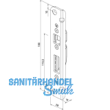 KFV Schlie�teil f.Bolzen-Schwenkhaken zu AS2600/3500, rechts, verzinkt silber