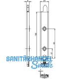 Anschlusseinheit Falzhebelgetriebe,Secury Automatic 130 Nut 10,links, oben/unten
