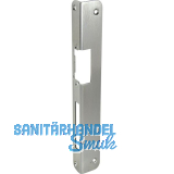Winkelschlie�blech f. GU Secury f. E-T�r�ffner/AT-St�ck, links, verzinkt silber