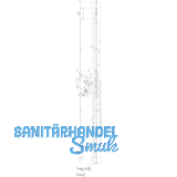 GU MFV-Schloss Secury MR2 �NORM,DM 65,Stulp 1750 x 16 x 2,5mm eckig,silberf�rbig