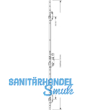 Mehrfachverriegelungsschloss SECURY Automatic DIN,m.Tagesent.NF DM65,rund,silber