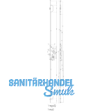 GU MFV-Schloss Secury MR2 �NORM,DM 45,Stulp 1750 x 16 x 2,5mm eckig,silberf�rbig