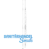 Falzhebelgetriebe f�r Secury, Ma� A 730 mm, links, U-Stulp 26 x 8, silberf�rbig