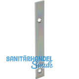 Anschlussstulp/Stulpverl�ngerung unten f�r Secury MFV, 130 x 16 mm,silberfarbig