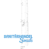 Fluchtt�r-Mehrfachverriegelung 2110 1-flg. Funk. B, DM 65, links,rund,Edelstahl