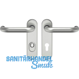 ECO Sicherheits-Dr�ckergarnitur D 110-auf Kurzschild, mit Kernziehschutz