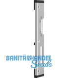 Schlie�blech GU f. Secury zum Aufschrauben,verst.m. AT-St�ck, links,verz. silber