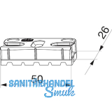 MACO Schlie�teil iS PVC 12/20-13, KBE System 70, APD -2 mm, silber (355270)