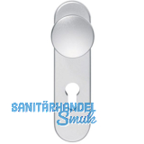 ECO Knopfkurzschild K 130, PZ 72 mm, silber eloxiert