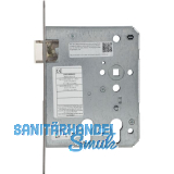 BMH Fluchtt�rschloss 1019 PZW f�r 2 Profilzylinder, rechts, DM 60/100, Edelstahl