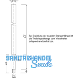 BMH Treibriegelstange 1100, 1195 mm, f�r unten, Stahl verzinkt