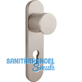 Knopfkurzschild 3054/5162DZAFH, PZ 88 mm, Edelstahl satiniert