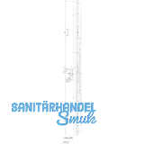 BKS Fluchtt�r-Mehrfachverriegelung 2116 1-flg. Funkt. E,rechts,U-Stulp,Edelstahl