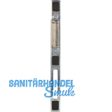 DORMAKABA Fallenriegelschlie�blech 134. PA, rechts, Stahl dekorsilber 11640914