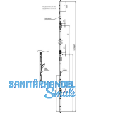 KFV Stulpfl�gelbeschlag AS 2600 BS 60 B001, rechts f. rechten Gehfl�gel