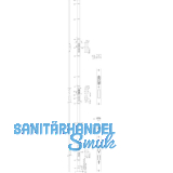 KFV Schlie�leiste B298 "Q" zu AS 2600 Syst. 13mm, links,verzinkt silber