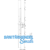 KFV MFV-Schloss BS 8100 �NORM, DM 55, Stulp 20 mm eckig, silber verzinkt