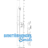 KFV MFV-Schloss BS 2600 �NORM, DM 65, Stulp 20 mm eckig, silber verzinkt