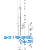 KFV MFV-Schloss BS 2300 �NORM, DM 65, Stulp 20 mm eckig, silber verzinkt