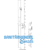 KFV MFV-Schloss BS 2600 DIN, DM 65, Stulp 20 mm eckig, Edelstahl