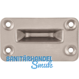 WILKA Bodenschlie�mulde 9651, 100 x 56 x 4 mm, Edelstahl