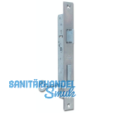 ROTO Rohrrahmenschloss Flachstulp m. Falle u. Riegel 851, DM 25, verzinkt silber