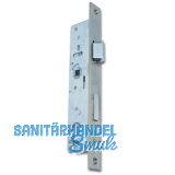 ROTO Rohrrahmenschloss Flachstulp m. Falle u. Riegel 870, DM 35, verzinkt silber