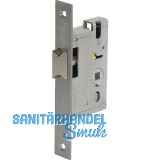 WILKA Rohrrahmen- Fallenschloss, DM 45, Flachstulp 170 x 24 x 3 mm, Edelstahl