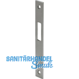 WILKA Schlie�blech 9317 flach f�r Rohrrahmen-Fallenschloss, 170x24x3mm,Edelstahl