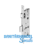 WILKA Rohrrahmenschloss Flachstulp m. Falle u. Riegel lang, PZW, DM35, Edelstahl