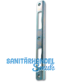 Winkelschlie�blech R 6 rund Blindlappen 10mm,Ausschn. bombiert,Stahl vermessingt