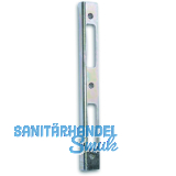 Sicherheitswinkelschlie�blech eckig Blindlappen 12mm,Stahl verzinkt silberf�rbig