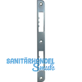 Schlie�blech R10 gerade einseitig abgerundet, 210x20x3 mm, Stahl verzinkt